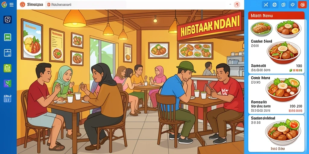 Tampilan menu utama yang menarik dan mudah dinavigasi.