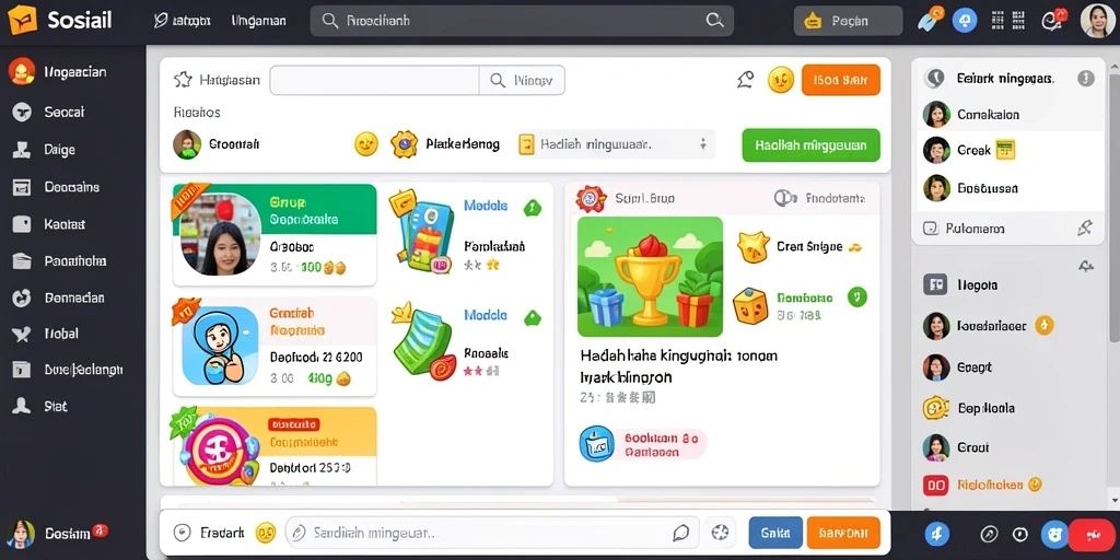 Tampilan antarmuka yang menarik dan user-friendly.