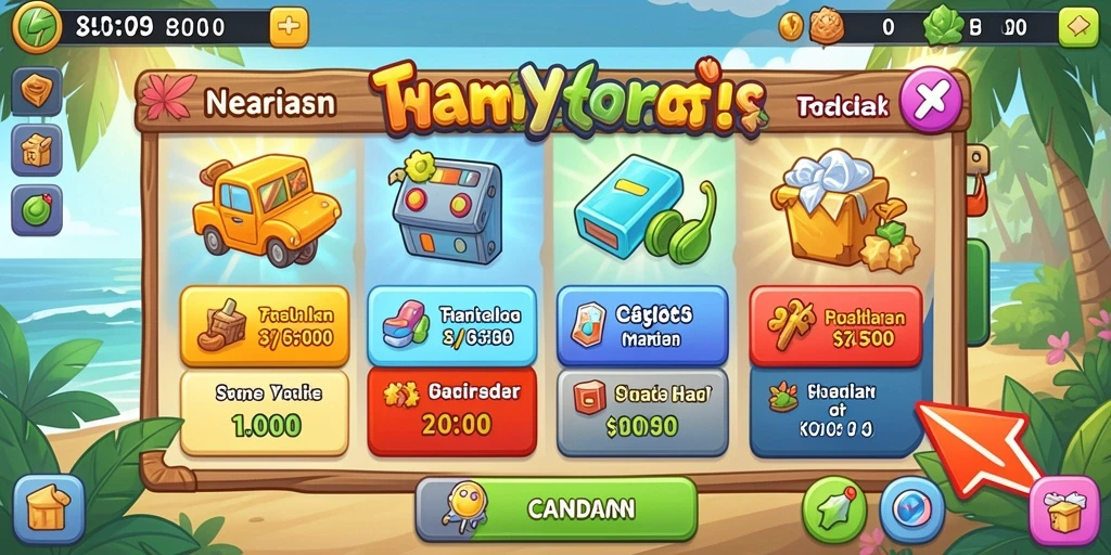 Menampilkan layar utama permainan GG368 dengan navigasi yang intuitif.
