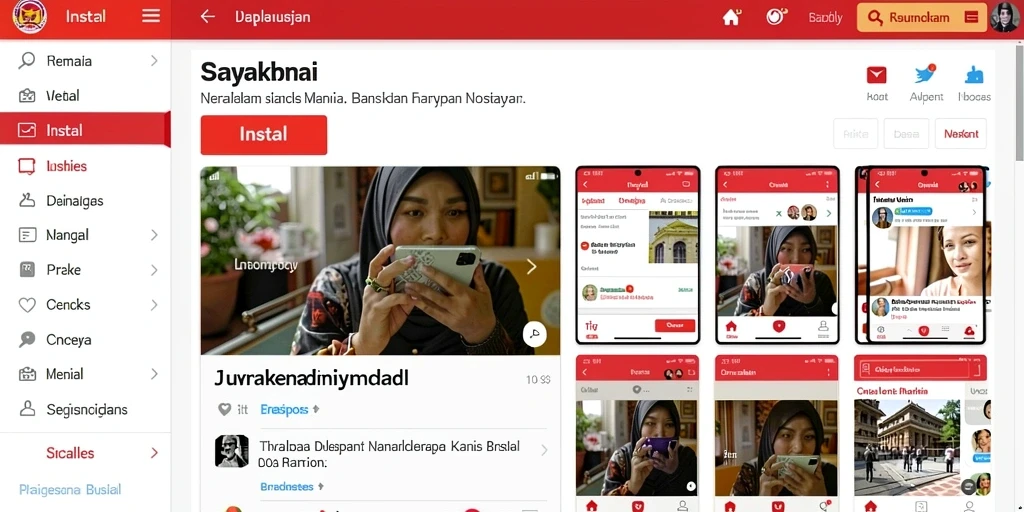 Tampilan antarmuka JKTOK yang menarik dan intuitif.