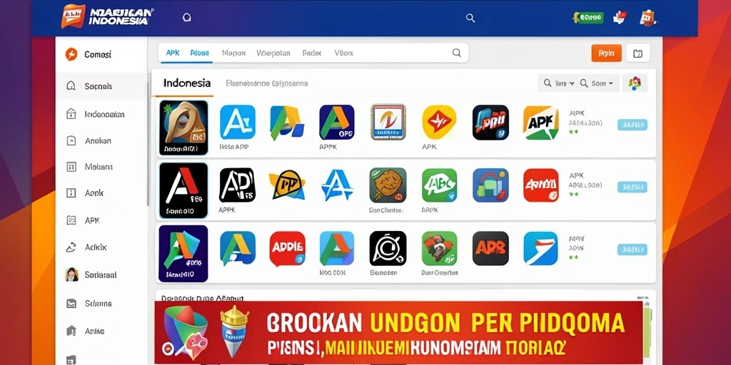 Screenshot menampilkan tampilan awal permainan yang menarik.