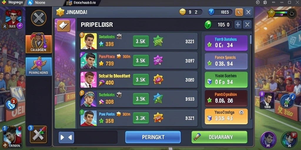 Tampilan awal game yang menarik dan penuh warna.