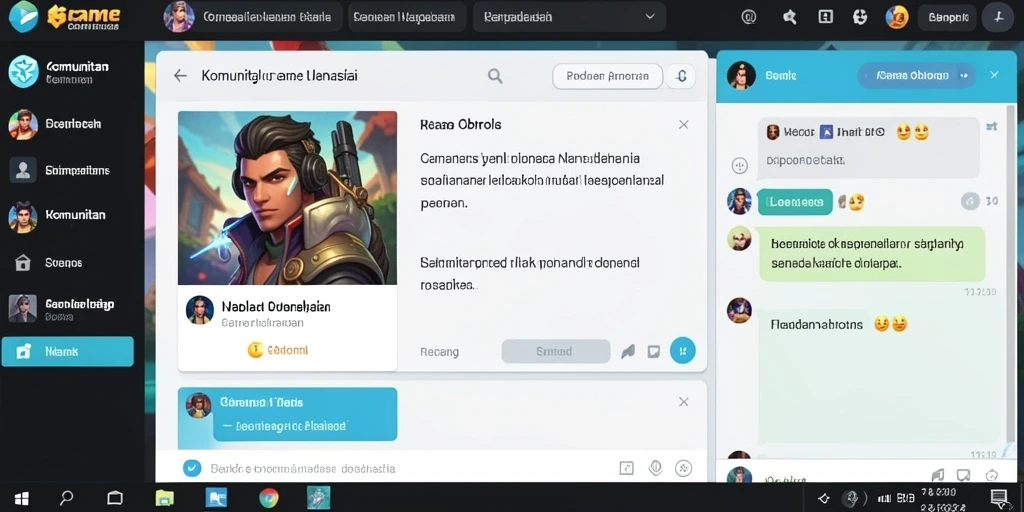Screenshot menampilkan karakter utama dalam pertempuran epik.