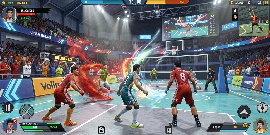 Tampilan awal permainan yang menarik perhatian.