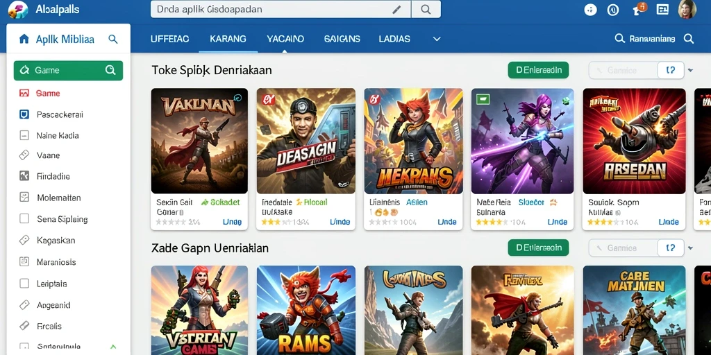 Antarmuka pengguna yang ramah dan menarik.
