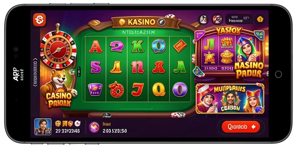 Tampilan awal game yang menarik dan user-friendly.